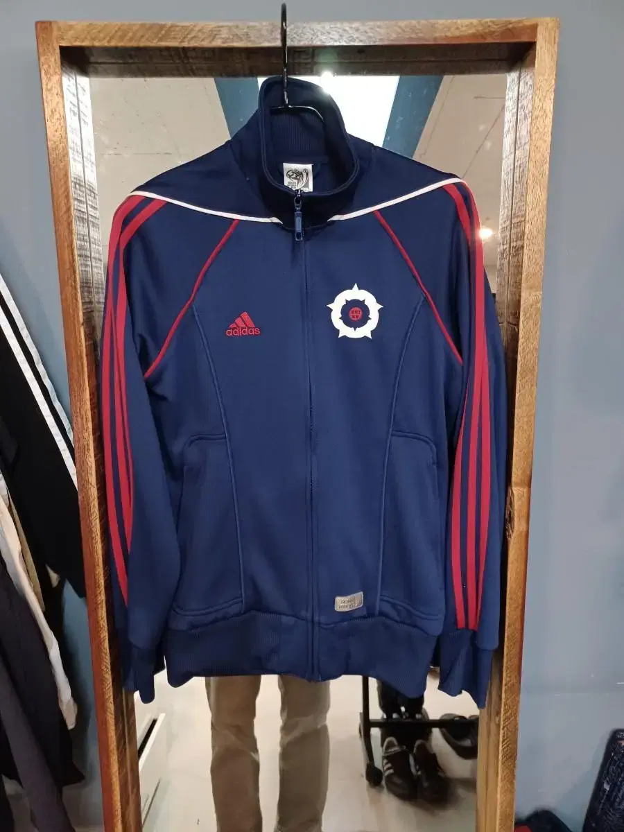 adidas South Africa Tracktop Jersey Navy Red 95