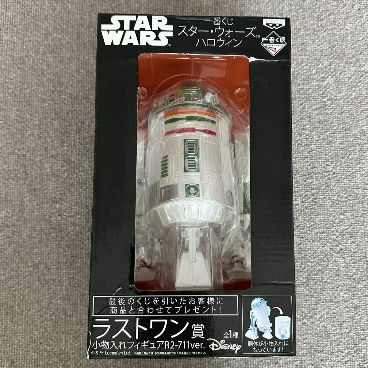 Unsealed) Star Wars R2-D2 7-Eleven Version R2-711 Figure Prop Box