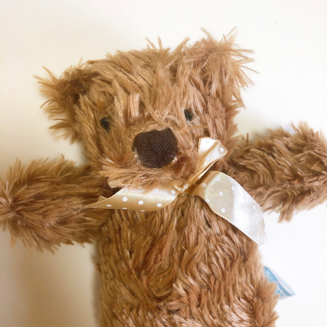 Vintage Ribbon Bear Doll