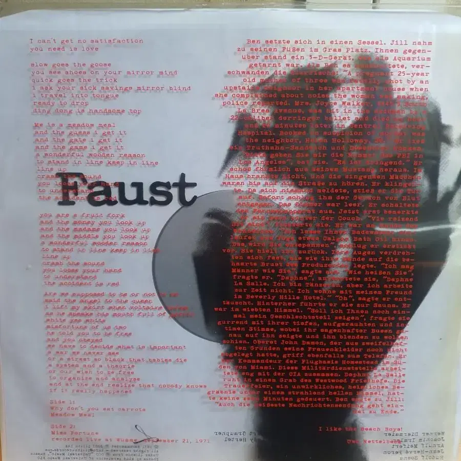 Dr z/Faust. 2lp