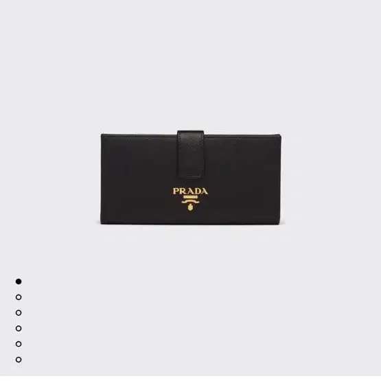 프라다 PRADA 사피아노 장지갑 여성지갑 블랙 명품지갑