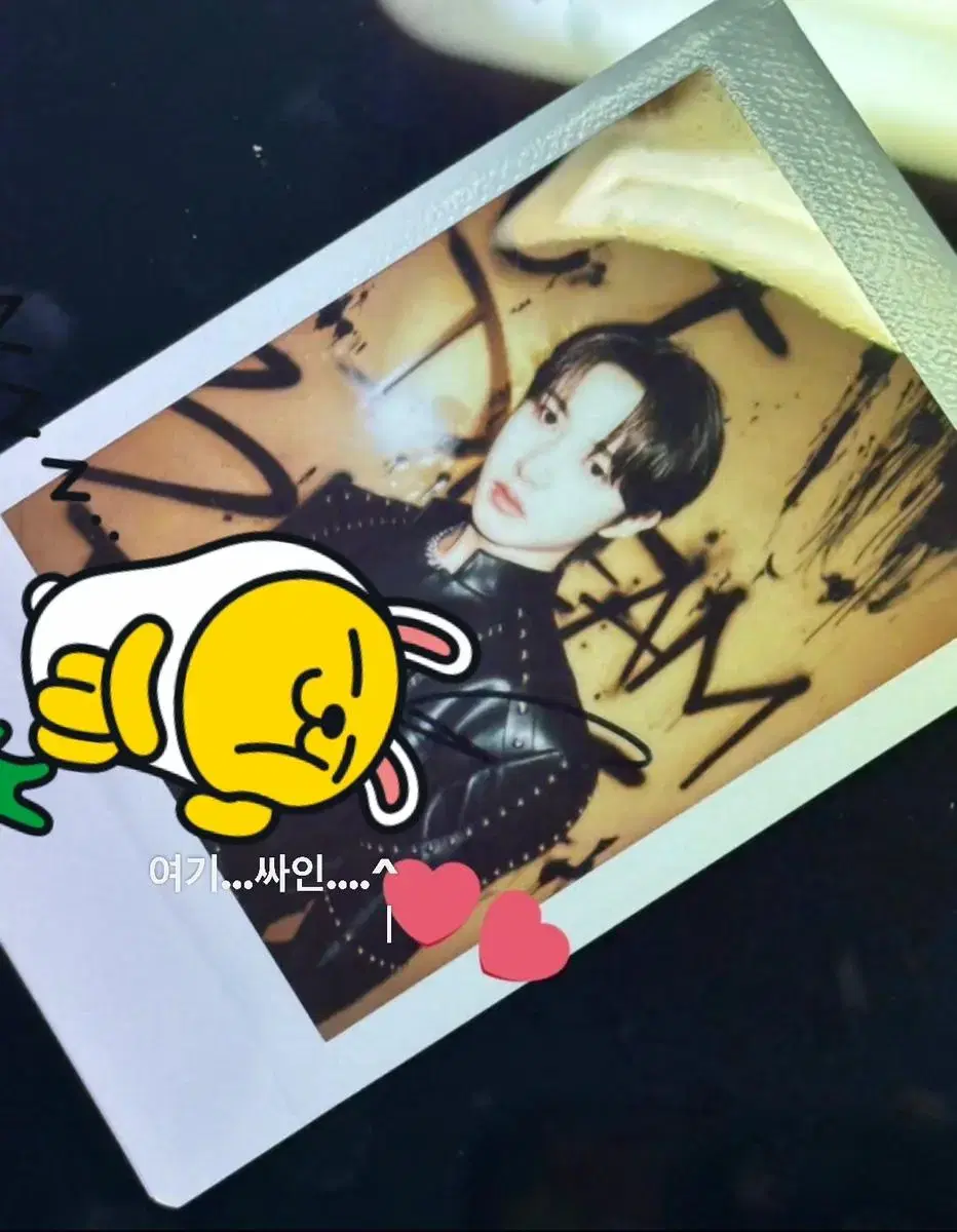 nct dream blandiva renjun sign polaroid