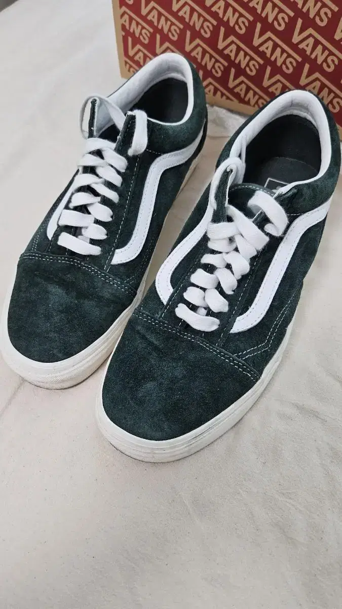 Vans Old Skool Pig Suede (Green) (VN0A5JMI94T)