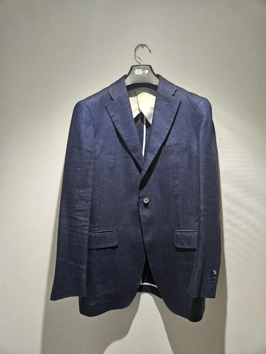 Universal Language Cotton Linen Blend Navy bloo Blazer Size 95~100