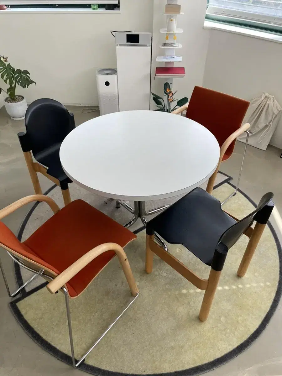 빈티지 토넷 라운드 다이닝 테이블 Thonet S1052 dining t