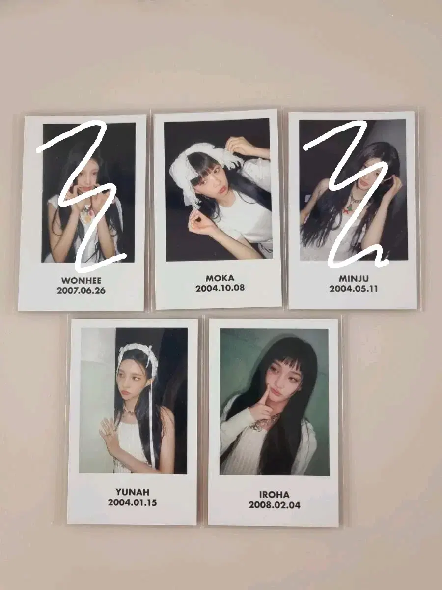 Eyelet showcase polaroid unreleased photocard Photocard