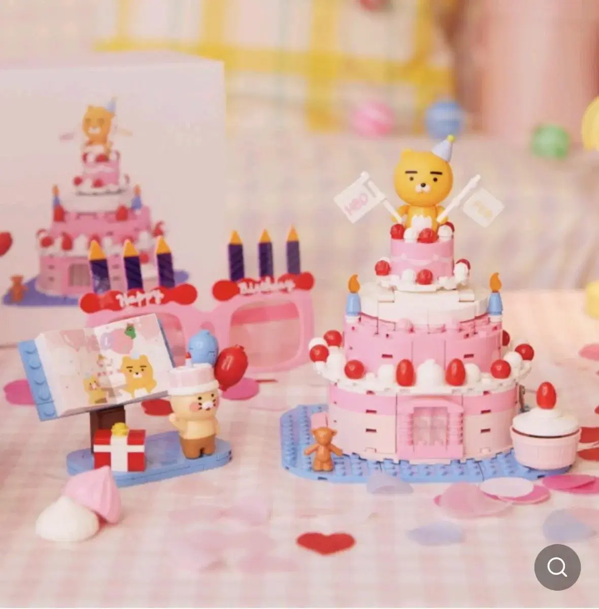 Kakao Friends Cake Music Box Brick Figure