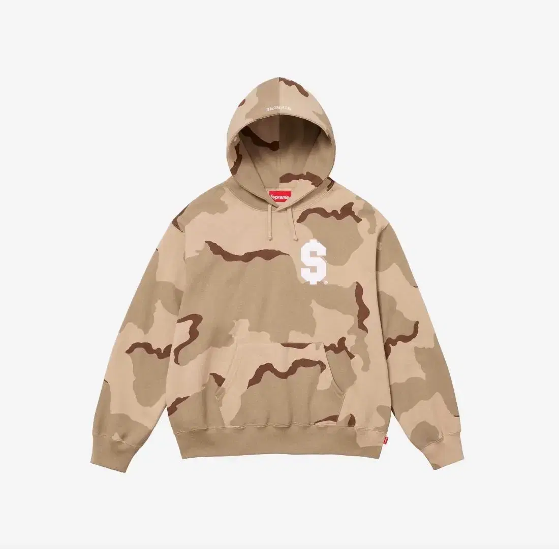 Supreme $ Hooded Sweatshirt Desert Camo