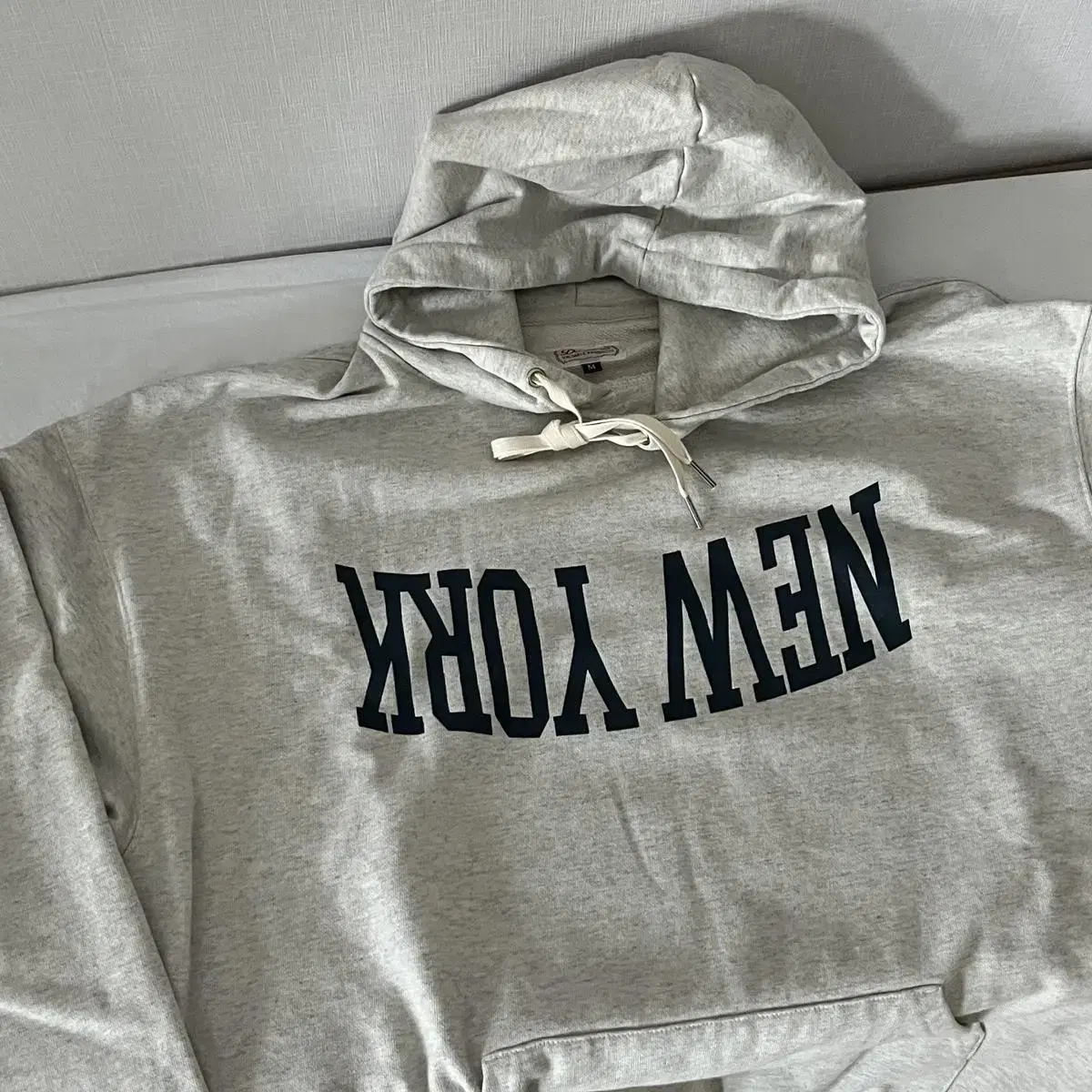 듀테로 N. Y. Hoodie M (melange grey)