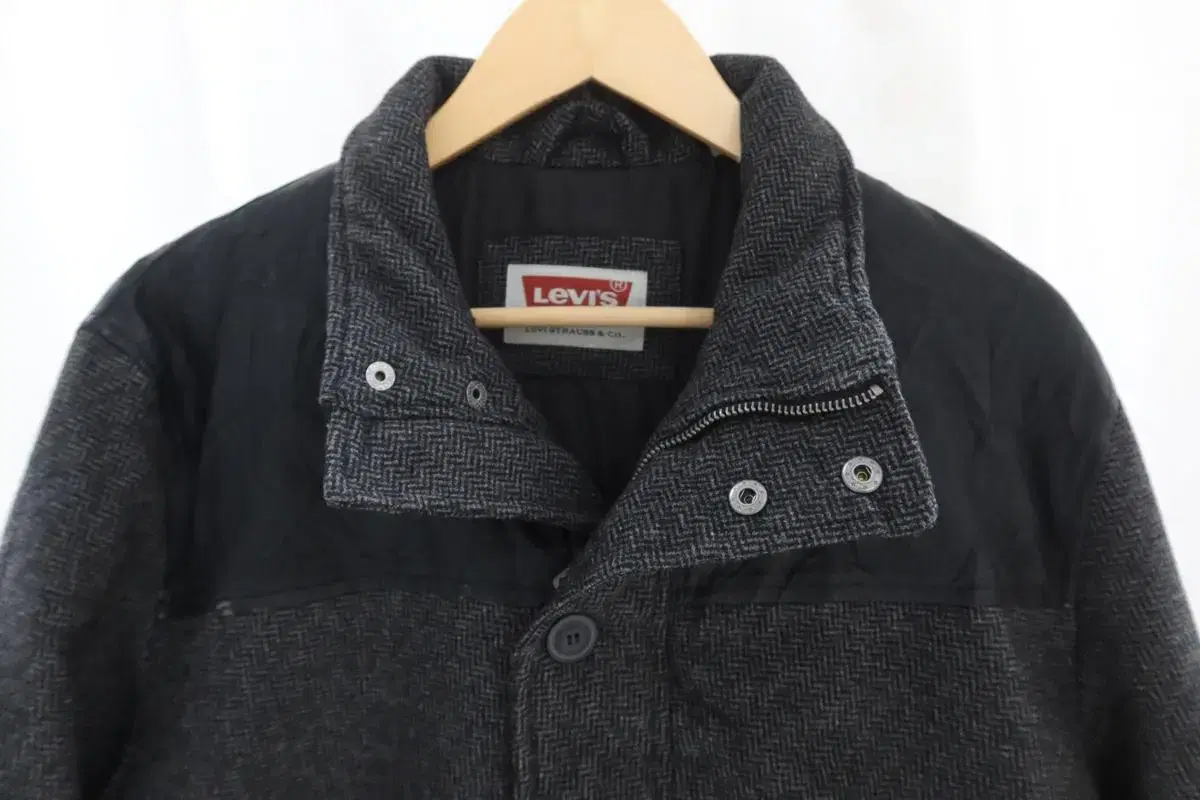 Levi's Shoulder Leather and Wool Blend JacketL