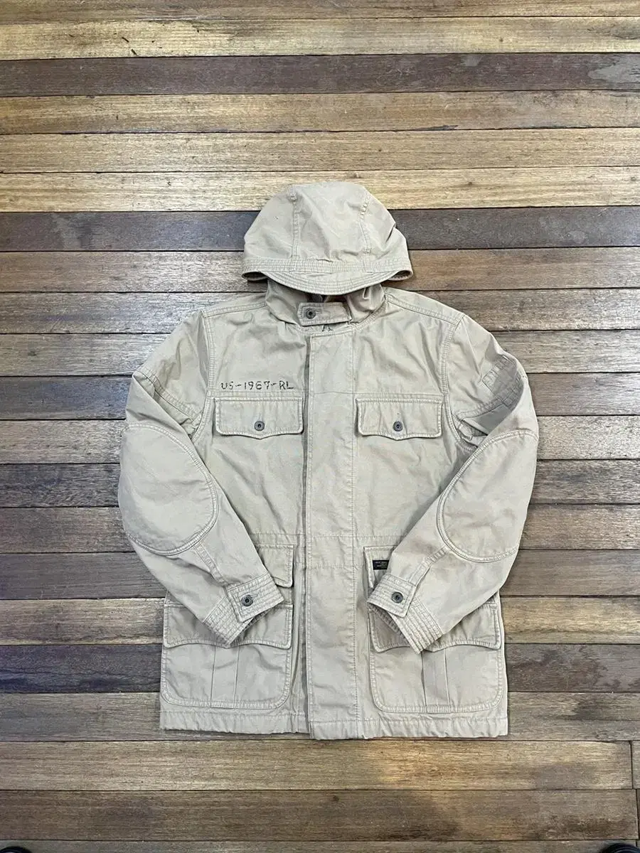 Polo Jins Company Military Hooded Jacket M