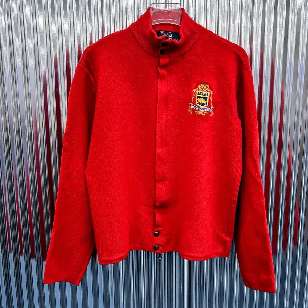 Polo Ralph Lauren Merino Wool Patchwork Knit Zip-Up (M, Korea) AK259