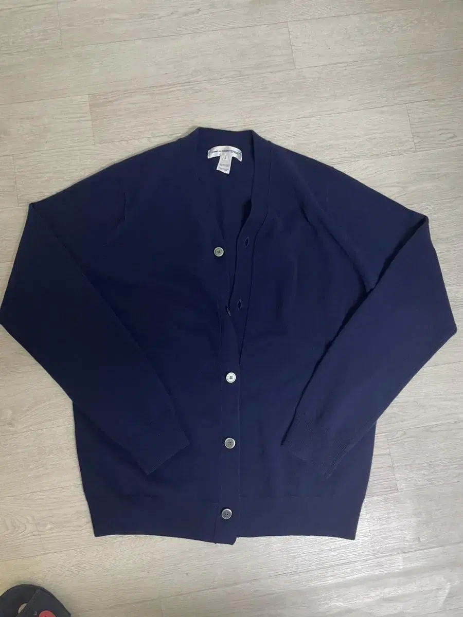 Comme des Garçons Song Cardigan L (95-100) Navy