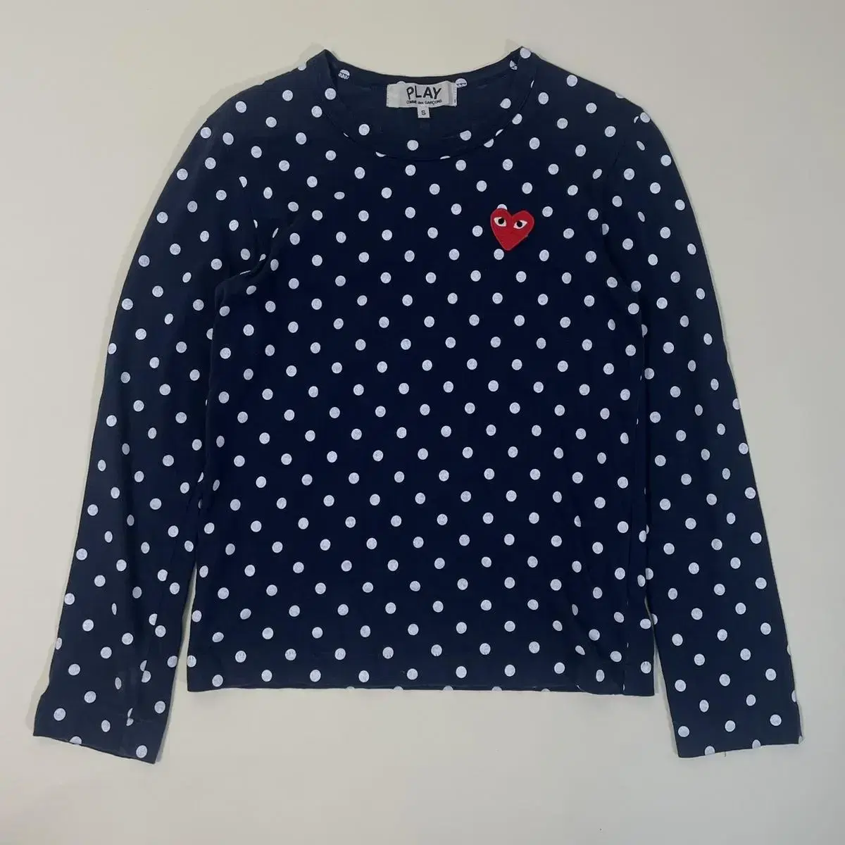 Comme des Garçons Play Dots Long Sleeve T-Shirt S