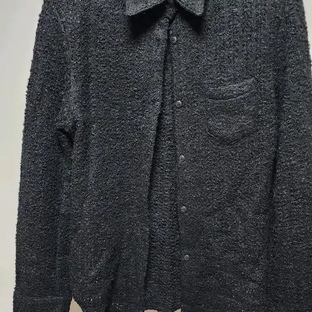 노이어 포 우먼 WOOL LACE SLIM FIT SHIRT (BLACK