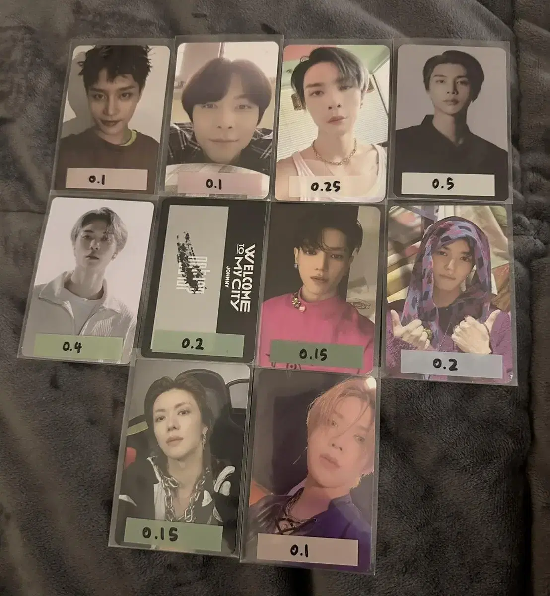 nct127 일칠 album exhibition photocard bulk wts jungwoo doyoung jaehyun