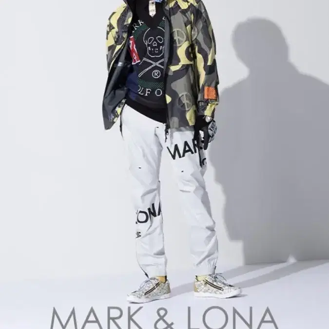 마크앤로나 재팬 옐로우 스컬 볼캡 mark & lona