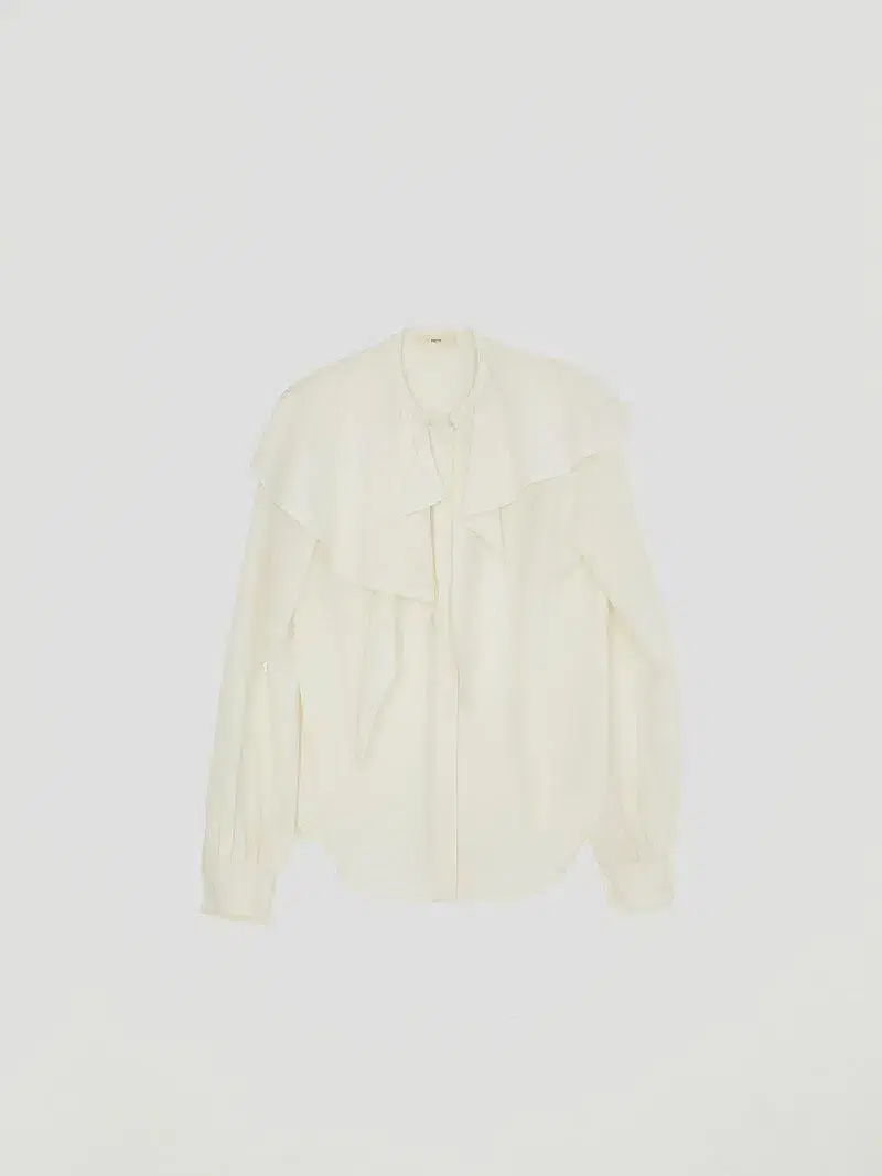 렉토 VALERI RUFFLED BLOUSE (IVORY)