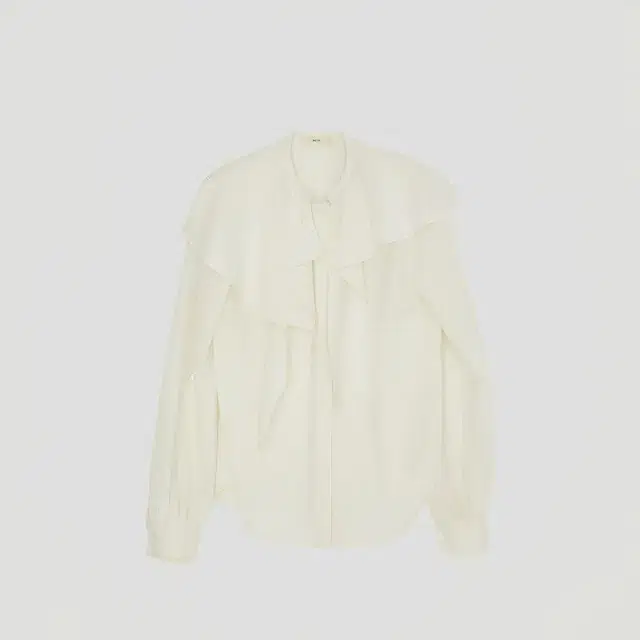 렉토 VALERI RUFFLED BLOUSE (IVORY)