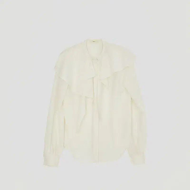 렉토 VALERI RUFFLED BLOUSE (IVORY)