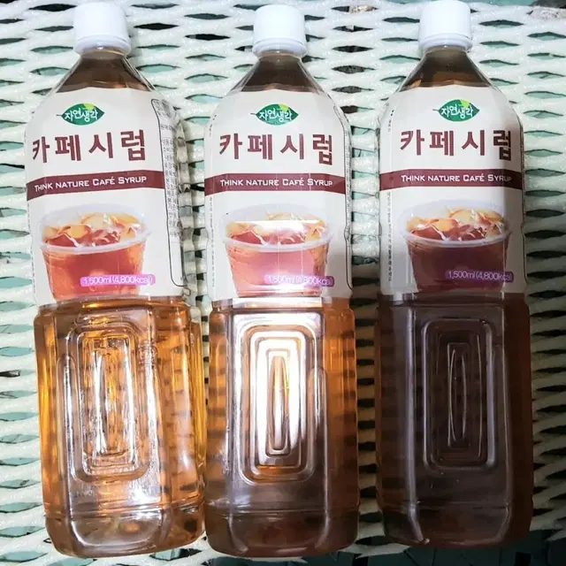 1.5L 카페 시럽 3개+펌프