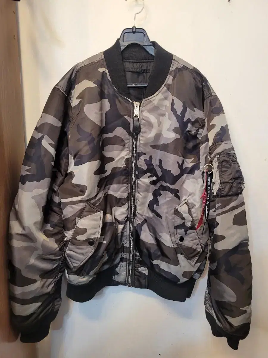 Genuine Alpine Industry Camo MA-1 Aviation Jumper