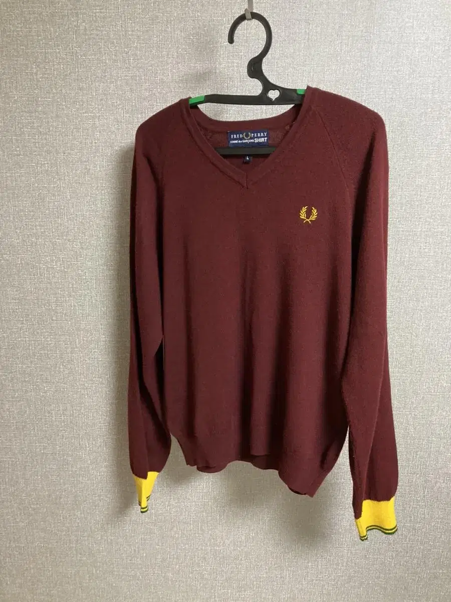 Comme des Garçons Song Shirt X Fred Perry Sweater L