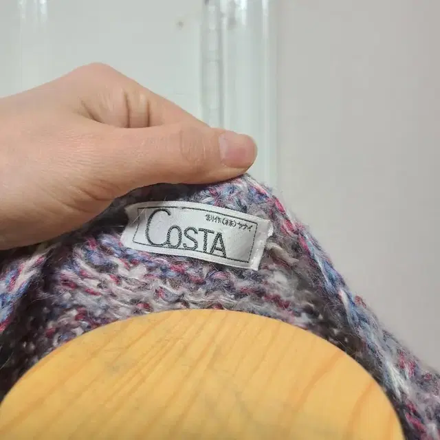 일본브랜드 COSTA 뜨게 니트 파스텔 바이올렛