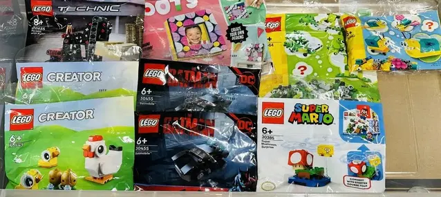 레고 폴리백 다수 LEGO, BAM, 말바딩, 퍼즐, 책, 피규어