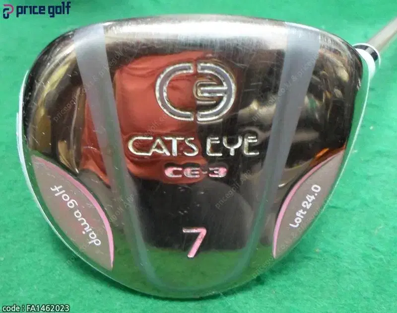 여성용 정품 CATS EYE CE-3 24도 7번 우드