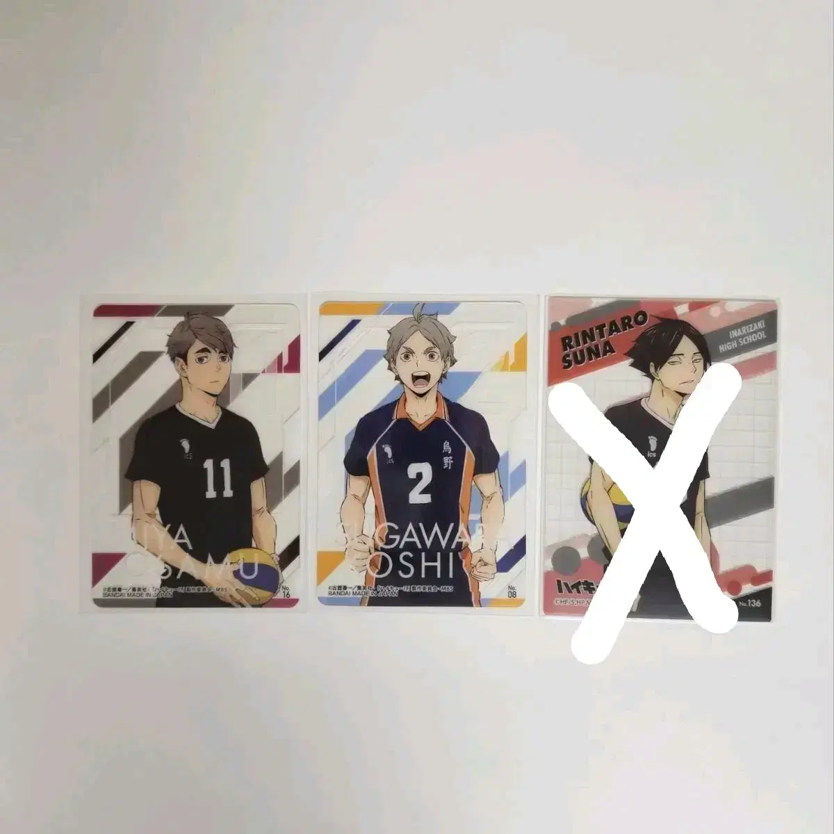 Haikyuu Clear Card Individual Osamu Sugawara Suna