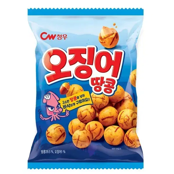 무료배송-오징어땅콩 90g 16개 청우