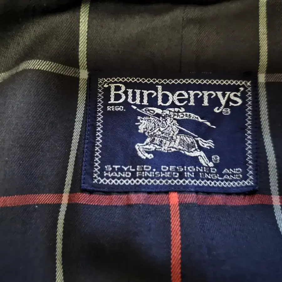 버버리 레드 더블 트렌치코트 Burberry 바바리