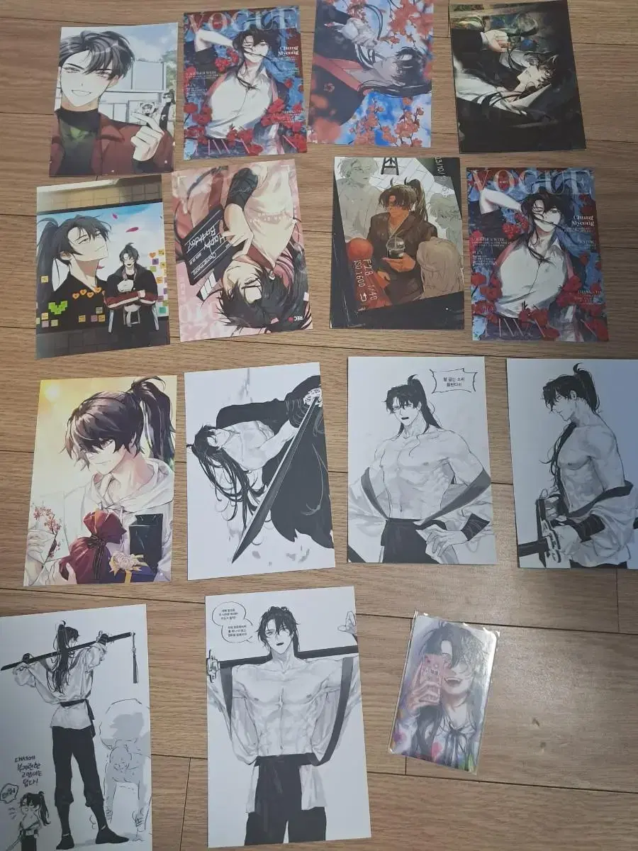 Return of the Blossoming Blade postcards, shinka merchandise sold at bulk 