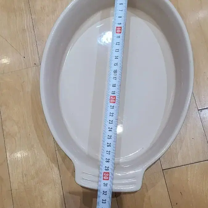 27cm 르크루제 세라믹 오벌 베이킹 그라탕