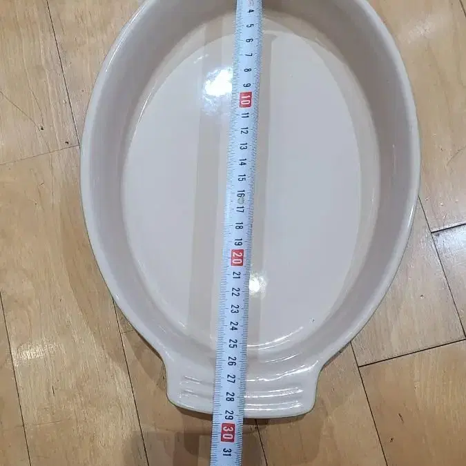 27cm 르크루제 세라믹 오벌 베이킹 그라탕