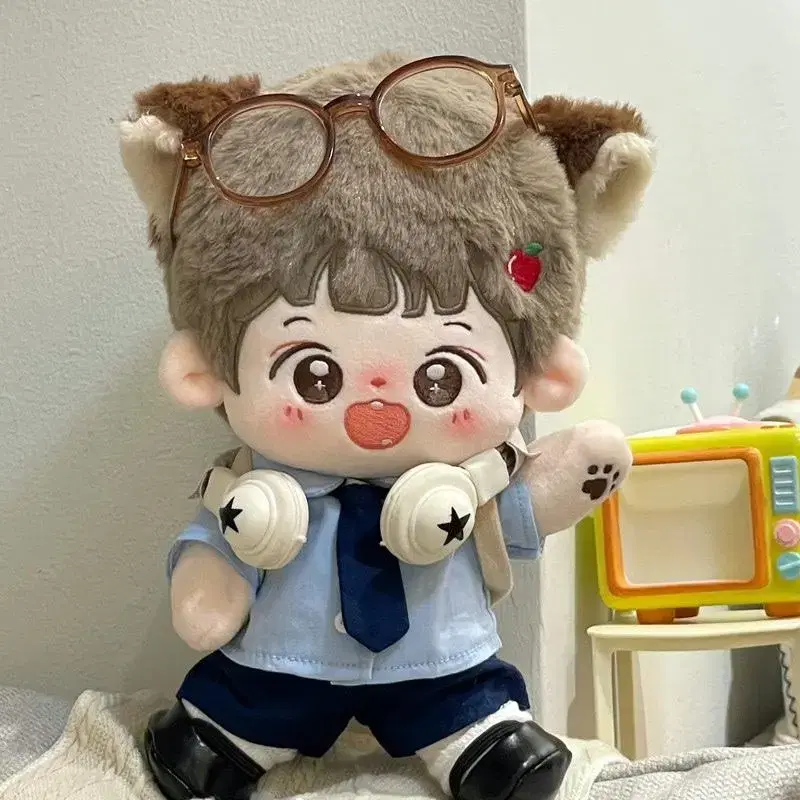 20cm 인형옷 교복 여름 치마 넥타이 유니폼 무속성인형옷 솜인형