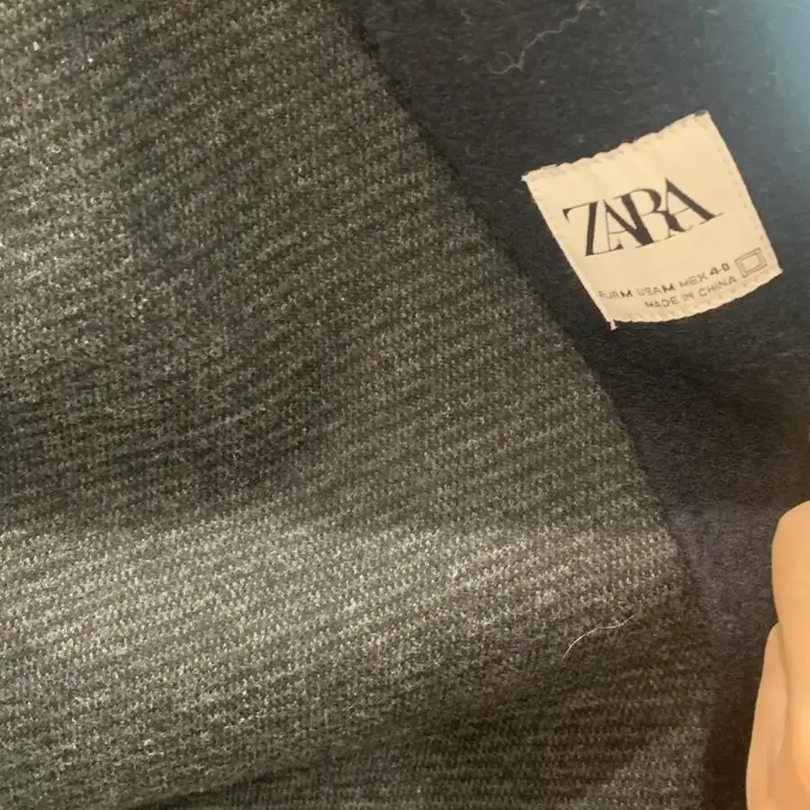 Zara 자라 진네이비 울자켓 봄가을 오버핏