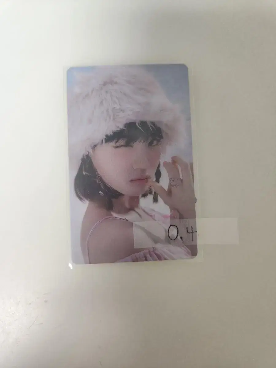 DumO) le sserafim kim chaewon antifragile weverse unreleased photocard