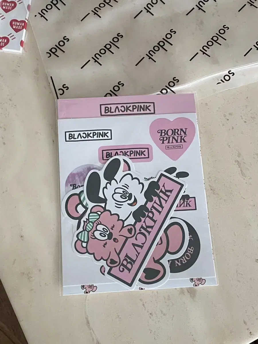 [NEW]Black Pink Verdi Sticker Set