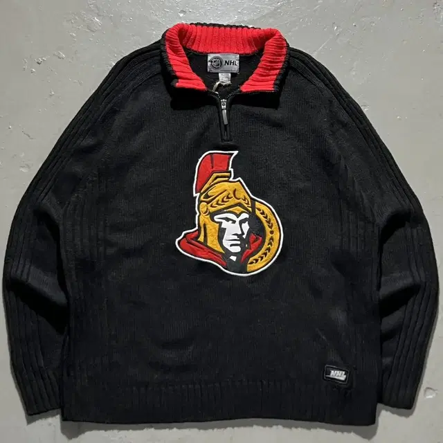 NHL Ottawa Senators Half Knit Zip Up