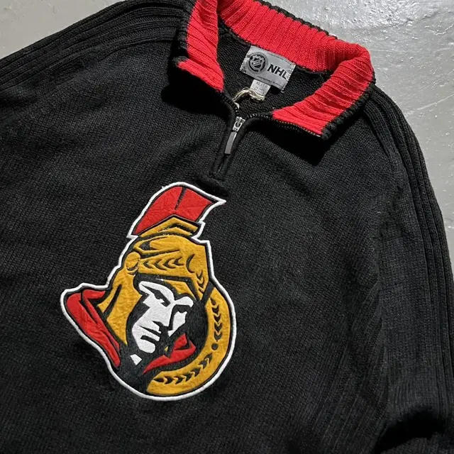 NHL Ottawa Senators Half Knit Zip Up