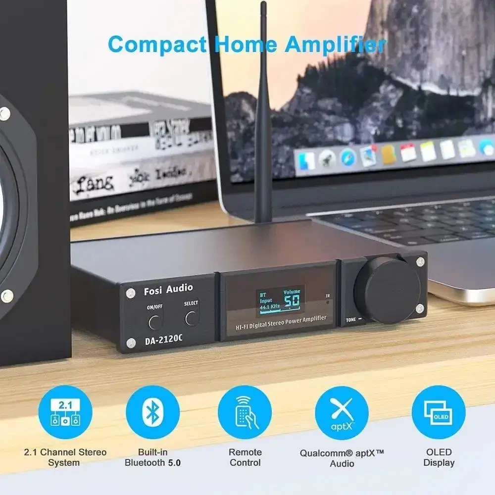 FOSI AUDIO DAC 2120C 블루투스 앰프