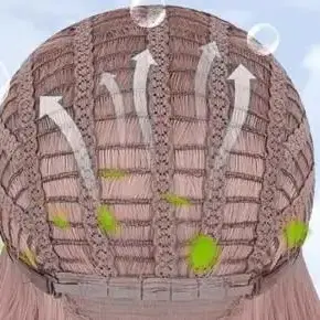 (당일배송)화이트 핑크 웨이브 가발 핑크가발 긴머리 코스프레 패션 통가발