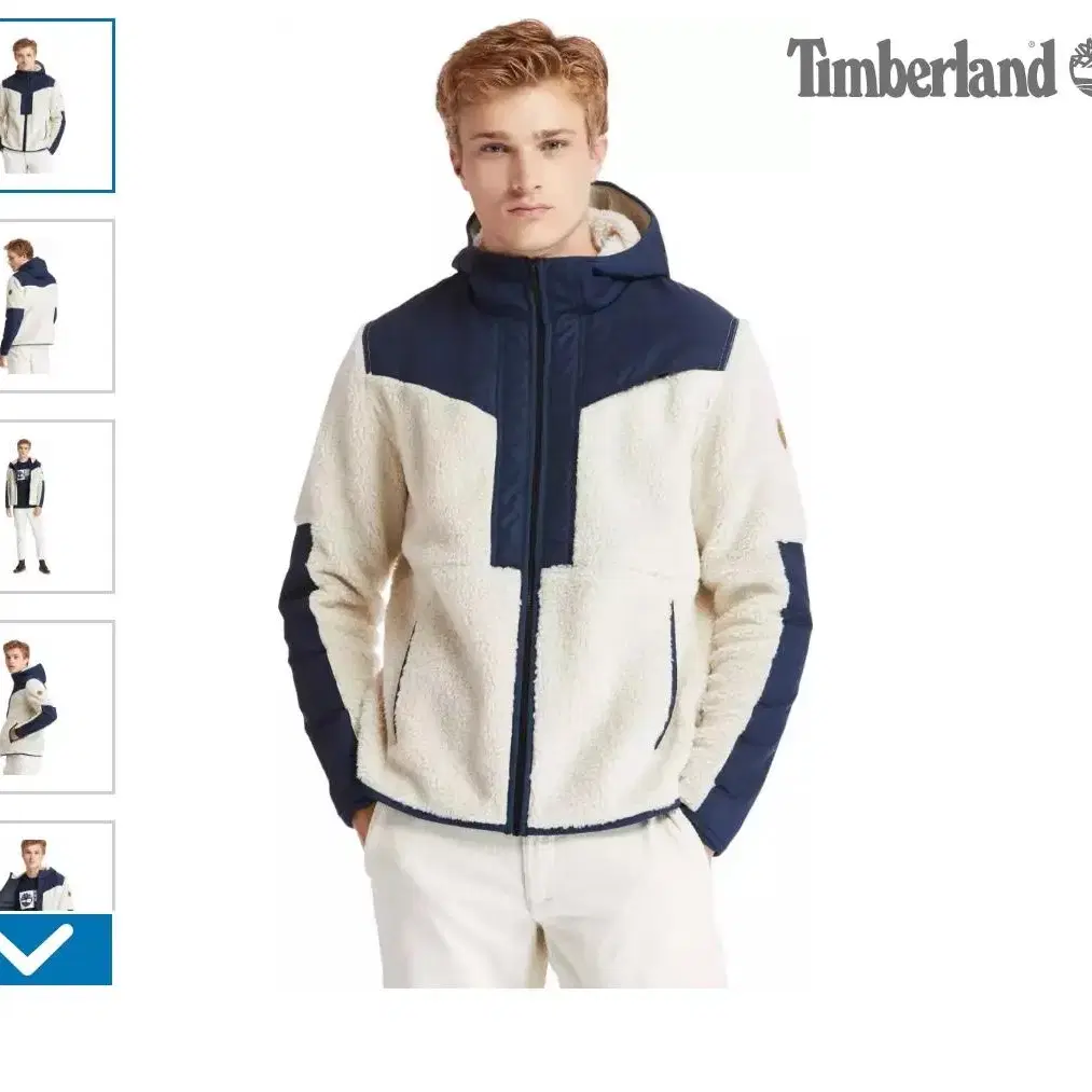 [ L ] Timberland 팀버랜드 쉐르파 후리스 후드집업 자켓