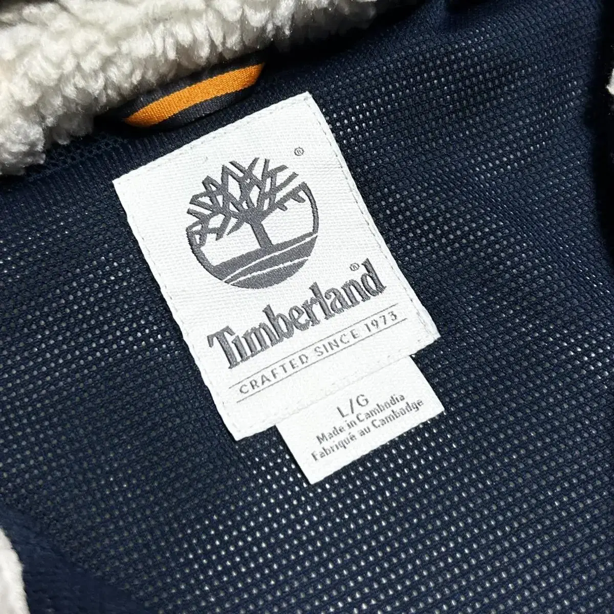 [ L ] Timberland 팀버랜드 쉐르파 후리스 후드집업 자켓