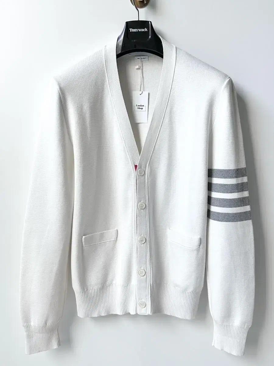 [Shop] Thom Browne Milano Stitch Cardigan White 2