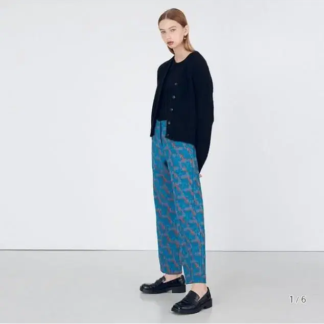 분더캄머 Jacquard Trouser _ Blue