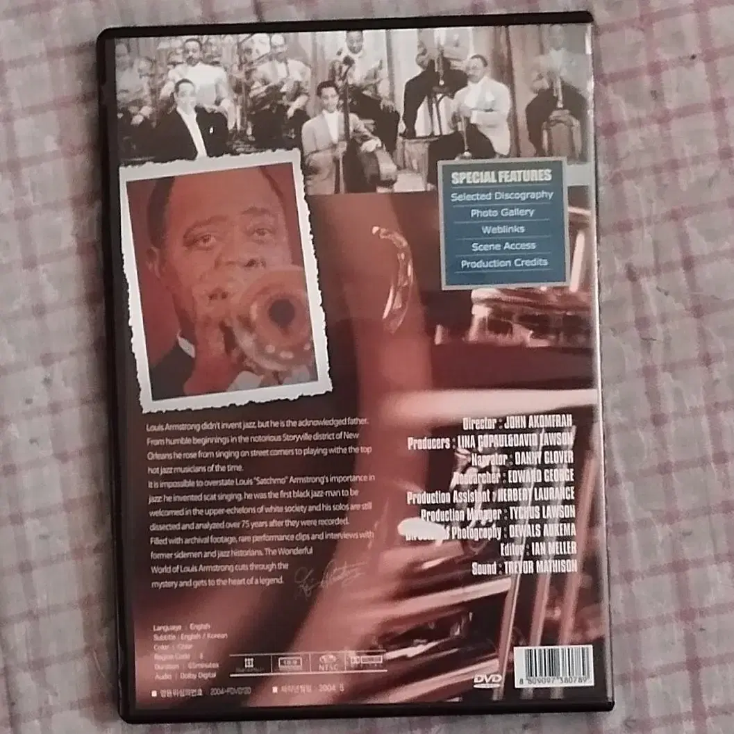 LOUIS ARMSTRONG DVD 루이암스트롱