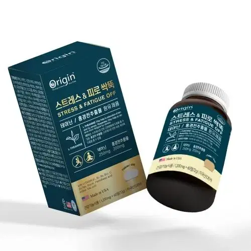 오리진 스트레스 & 피로 싹뚝(1,200mg x 60정)x2BOX